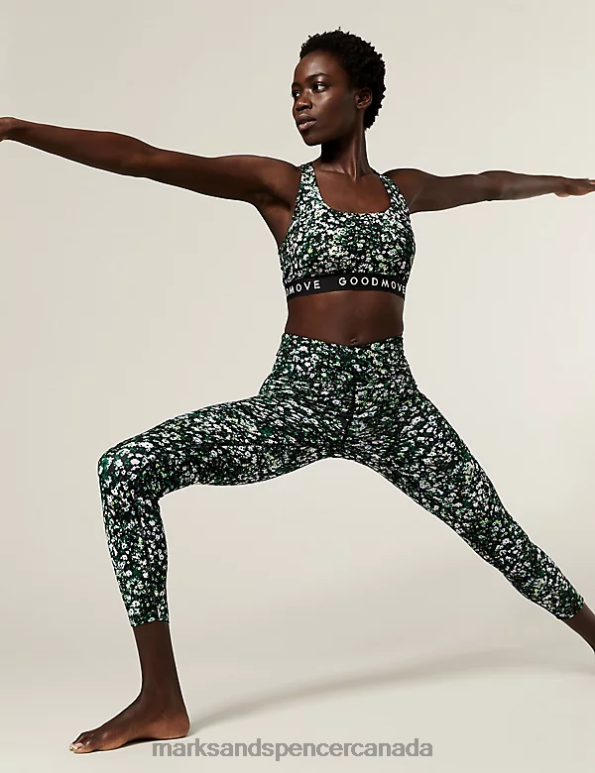 Marks and Spencer near me - Unisex Black Mix Clothing Marks & Spencer Medium Support Non Wired Crop Top A-E 20VTD4220