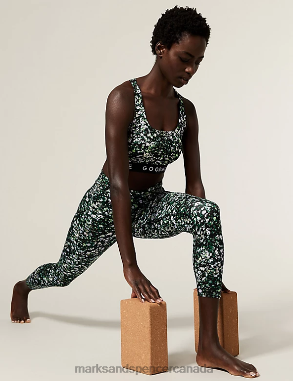 Marks and Spencer near me - Unisex Black Mix Clothing Marks & Spencer Medium Support Non Wired Crop Top A-E 20VTD4220