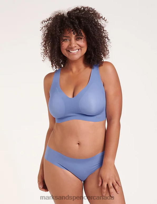 Marks and Spencer sale - Unisex Blue Clothing Marks & Spencer Zero Feel Non Wired Bralette 20VTD4272