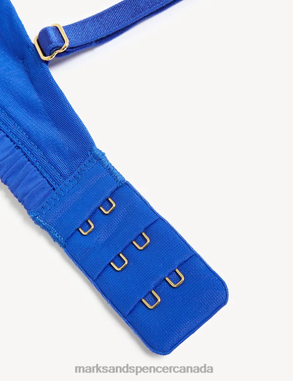 Unisex Blue Mix Clothing Marks & Spencer Floral Print Wired Full Cup Bra 20VTD3850 - Marks and Spencer Canada locations