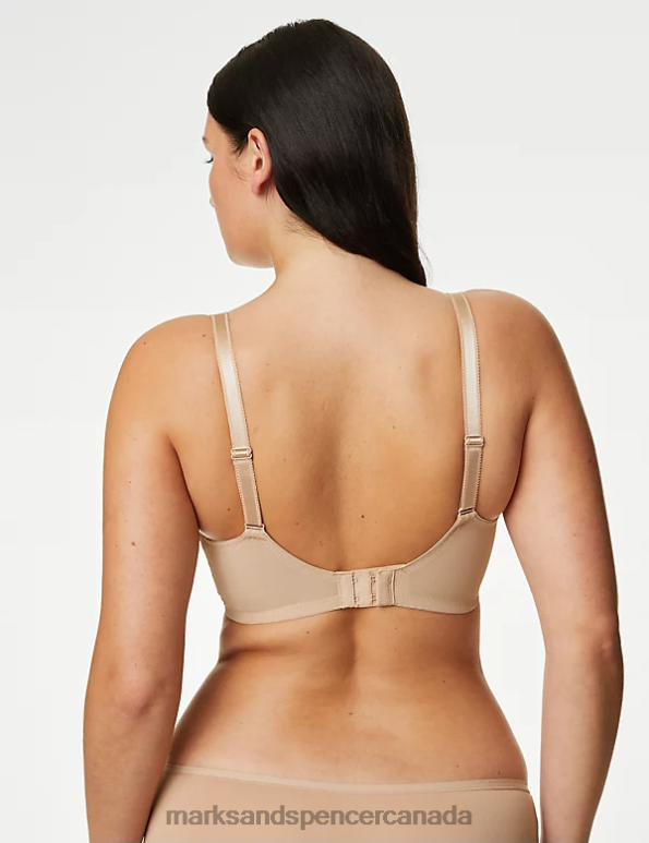 Marks and Spencer sale - Unisex Brown Mix Clothing Marks & Spencer Printed Mesh Wired Extra Support Bra 20VTD3872