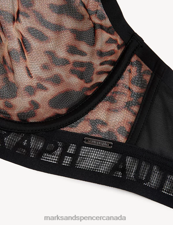 Unisex Cinnamon Blush Clothing Marks & Spencer Tivoli Print Wired Full Cup Bra 20VTD3957 - Marks and Spencer Canada locations