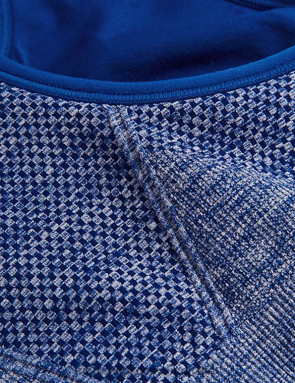 Marks and Spencer sale - Unisex Cobalt Clothing Marks & Spencer Reversible Seamless Medium Support Sports Bra 20VTD4690