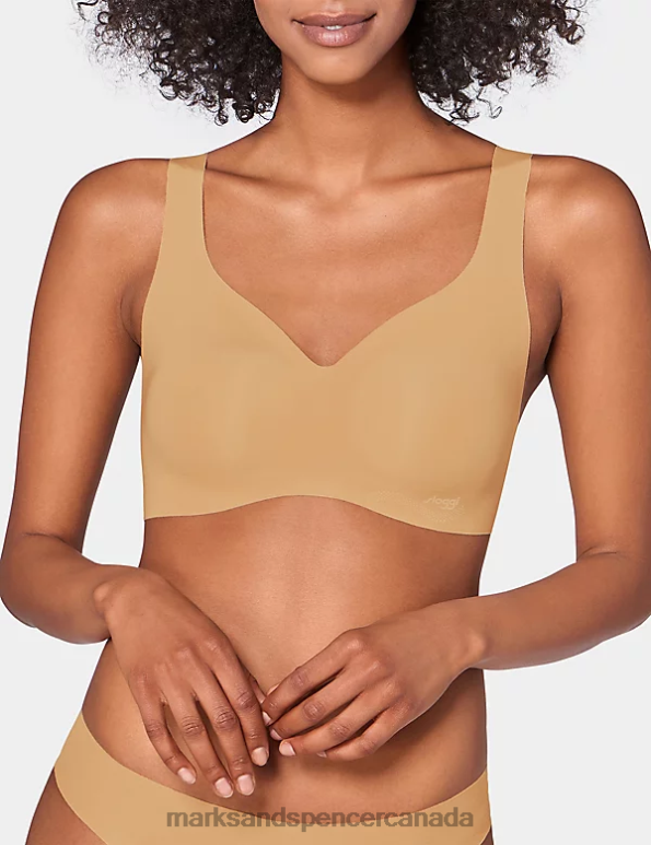 Marks and Spencer Canada - Unisex Cognac Clothing Marks & Spencer Zero Feel Non Wired Bralette 20VTD4270