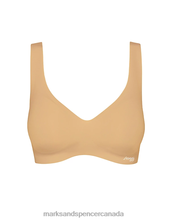 Marks and Spencer Canada - Unisex Cognac Clothing Marks & Spencer Zero Feel Non Wired Bralette 20VTD4270