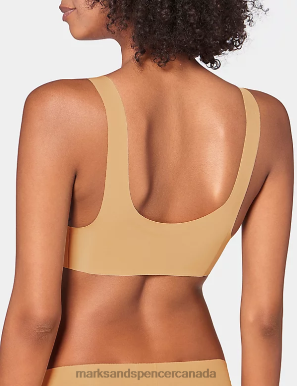 Marks and Spencer Canada - Unisex Cognac Clothing Marks & Spencer Zero Feel Non Wired Bralette 20VTD4270