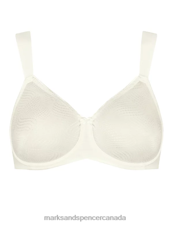 Marks and Spencer sale - Unisex Cream Clothing Marks & Spencer Essential Wired Minimiser Bra 20VTD3304