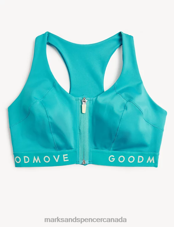 Marks and Spencer near me - Unisex Dark Turquoise Clothing Marks & Spencer Ultimate Support Non Wired Sports Bra 20VTD4667