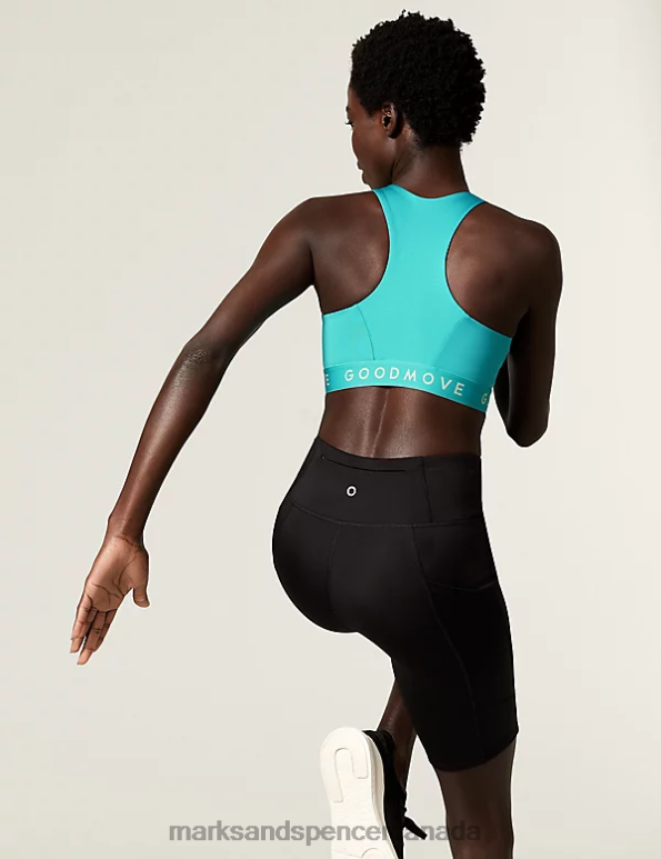 Marks and Spencer near me - Unisex Dark Turquoise Clothing Marks & Spencer Ultimate Support Non Wired Sports Bra 20VTD4667