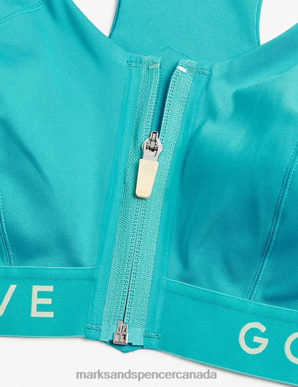 Marks and Spencer near me - Unisex Dark Turquoise Clothing Marks & Spencer Ultimate Support Non Wired Sports Bra 20VTD4667
