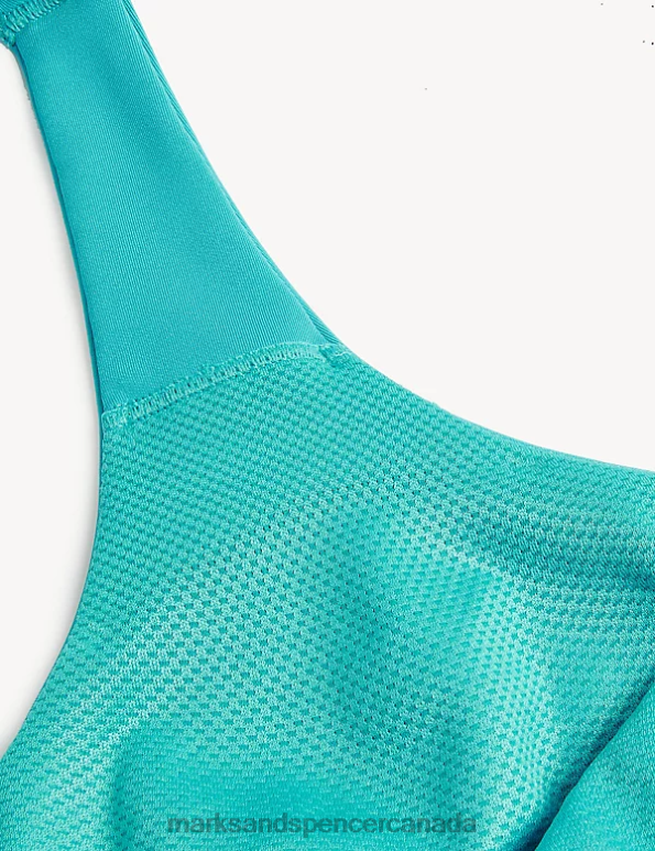 Marks and Spencer near me - Unisex Dark Turquoise Clothing Marks & Spencer Ultimate Support Non Wired Sports Bra 20VTD4667