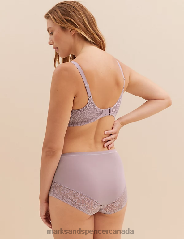 Unisex Dusted Lilac Clothing Marks & Spencer Body Soft Wired Full Cup T-Shirt Bra 20VTD4176 - Marks and Spencer Canada locations