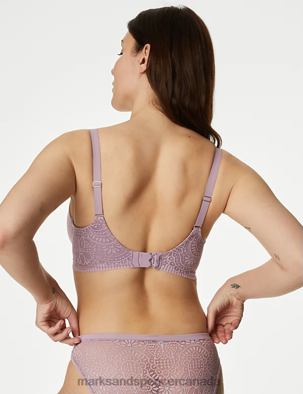 Unisex Dusted Lilac Clothing Marks & Spencer Body Soft Wired Full Cup T-Shirt Bra 20VTD4217 - Marks and Spencer Canada locations