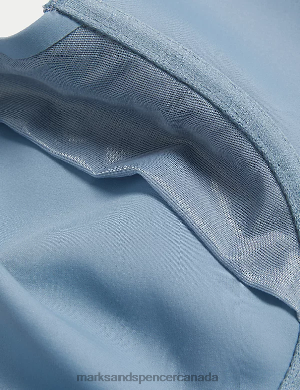 Marks and Spencer Canada - Unisex Grey Blue Clothing Marks & Spencer Flexifit Invisible Wired Full-cup Bra 20VTD4379