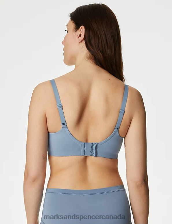 Unisex Grey Blue Clothing Marks & Spencer Flexifit Non-Wired Full Cup Bra 20VTD4135 - Marks and Spencer Canada locations