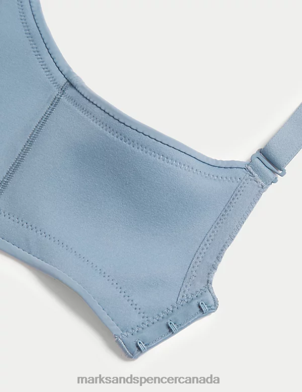 Unisex Grey Blue Clothing Marks & Spencer Flexifit Non-Wired Full Cup Bra 20VTD4135 - Marks and Spencer Canada locations