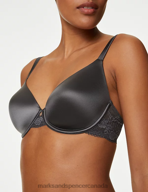 Unisex Grey Clothing Marks & Spencer Smoothing Wired Full Cup Bra 20VTD4942 - Marks and Spencer Canada locations