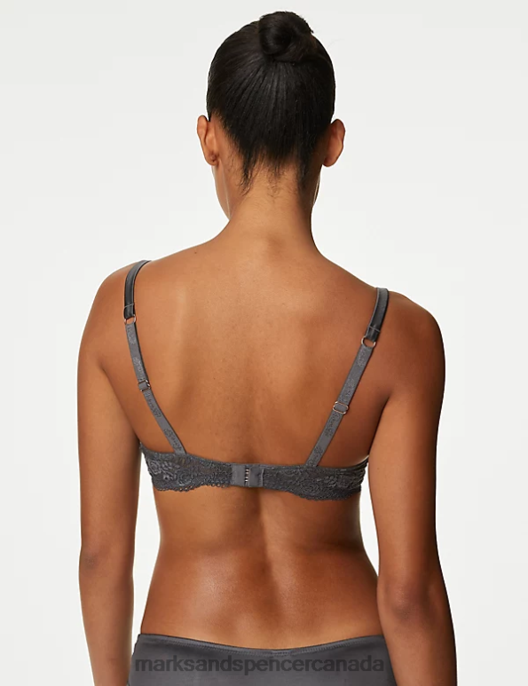 Unisex Grey Clothing Marks & Spencer Smoothing Wired Full Cup Bra 20VTD4942 - Marks and Spencer Canada locations