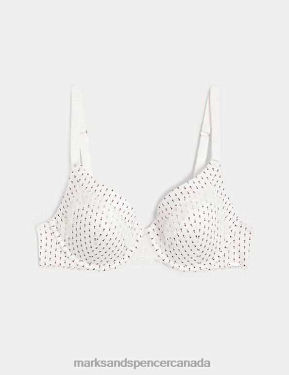 Marks and Spencer near me - Unisex Ivory Mix Clothing Marks & Spencer Ammi Wired Full Cup Bra With Cotton 20VTD3797
