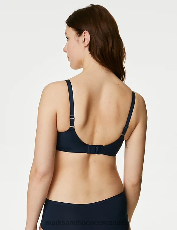 Unisex Navy Clothing Marks & Spencer Embrace Wired Extra Support Bra 20VTD4307 - Marks and Spencer outlet