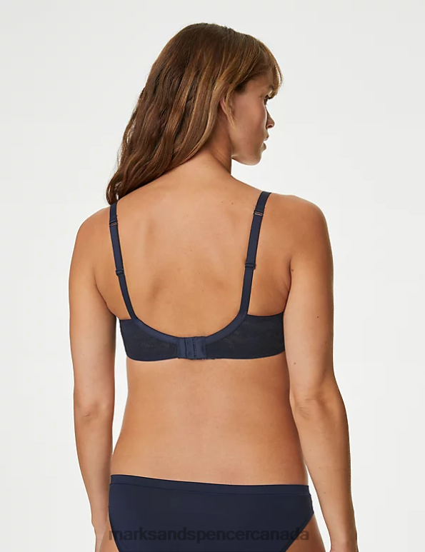 Unisex Navy Mix Clothing Marks & Spencer 2pk Maternity Lace Trim Nursing Bras 20VTD4425 - Marks and Spencer outlet