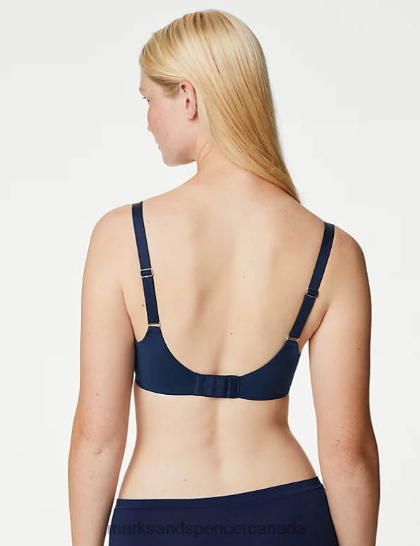 Unisex Navy Mix Clothing Marks & Spencer Embrace Embroidered Wired Full Cup Bra 20VTD4670 - Marks and Spencer online