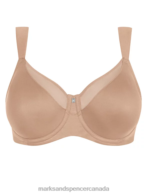 Marks and Spencer sale - Unisex Nude Clothing Marks & Spencer True Shape Sensation Non Padded Underwired Minimiser Bra 20VTD4764
