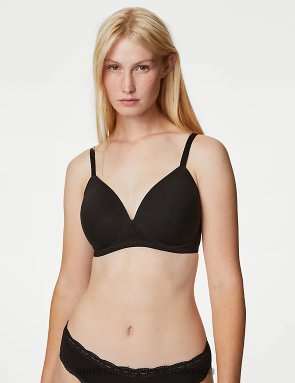 Unisex Opaline Mix Clothing Marks & Spencer 3pk Non Wired T-Shirt Bras 20VTD3711 - Marks and Spencer Canada locations