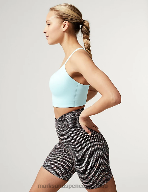 Marks and Spencer sale - Unisex Pale Aqua Clothing Marks & Spencer Medium Support Non Wired Sports Bra 20VTD4151