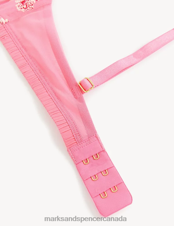 Marks and Spencer sale - Unisex Pink Mix Clothing Marks & Spencer Floral Print Wired Full Cup Bra 20VTD3914