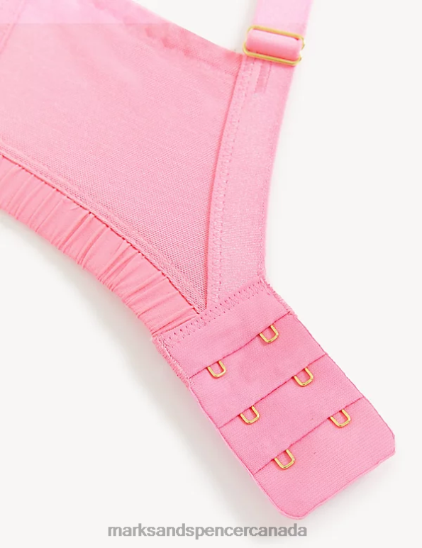 Marks and Spencer Canada - Unisex Pink Mix Clothing Marks & Spencer Floral Print Wired Full Cup Bra 20VTD3919