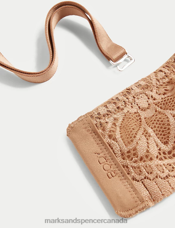 Marks and Spencer Canada - Unisex Rich Amber Clothing Marks & Spencer Body Soft Wired Strapless Bra 20VTD4493