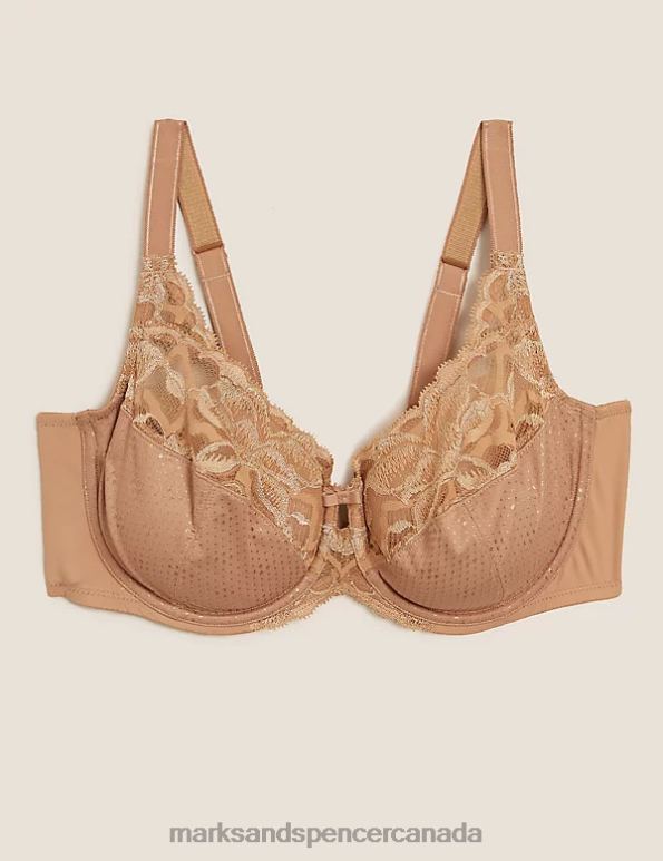 Marks and Spencer near me - Unisex Rich Amber Clothing Marks & Spencer Wild Blooms Wired Full Cup Bra 20VTD102