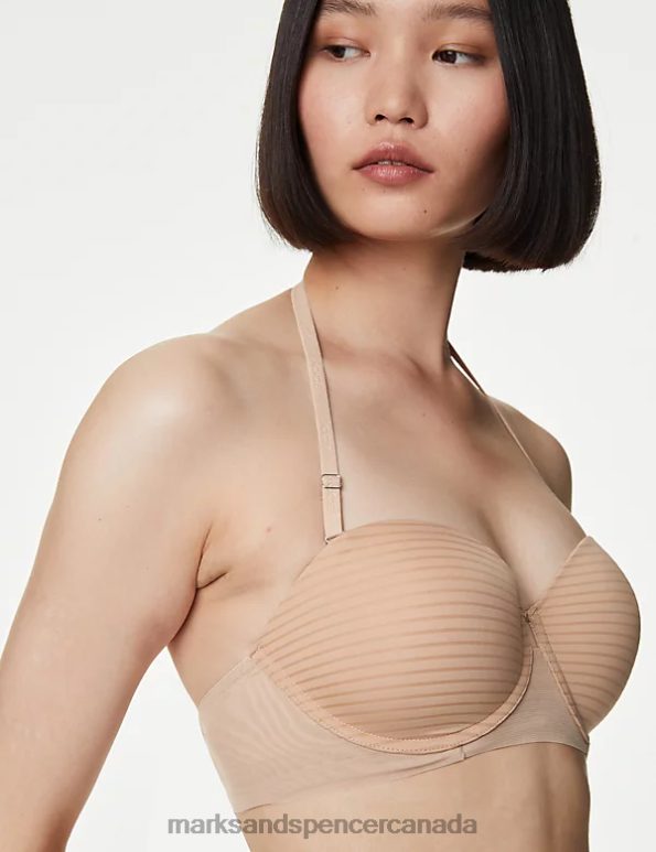 Marks and Spencer Canada - Unisex Rose Quartz Clothing Marks & Spencer Body Define Wired Multiway Bra 20VTD3796