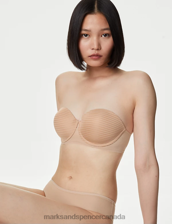 Marks and Spencer Canada - Unisex Rose Quartz Clothing Marks & Spencer Body Define Wired Multiway Bra 20VTD3796