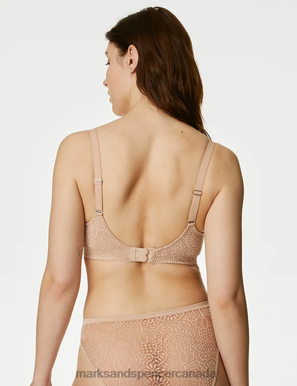 Marks and Spencer near me - Unisex Rose Quartz Clothing Marks & Spencer Body Soft Non Wired Plunge Bra 20VTD3726
