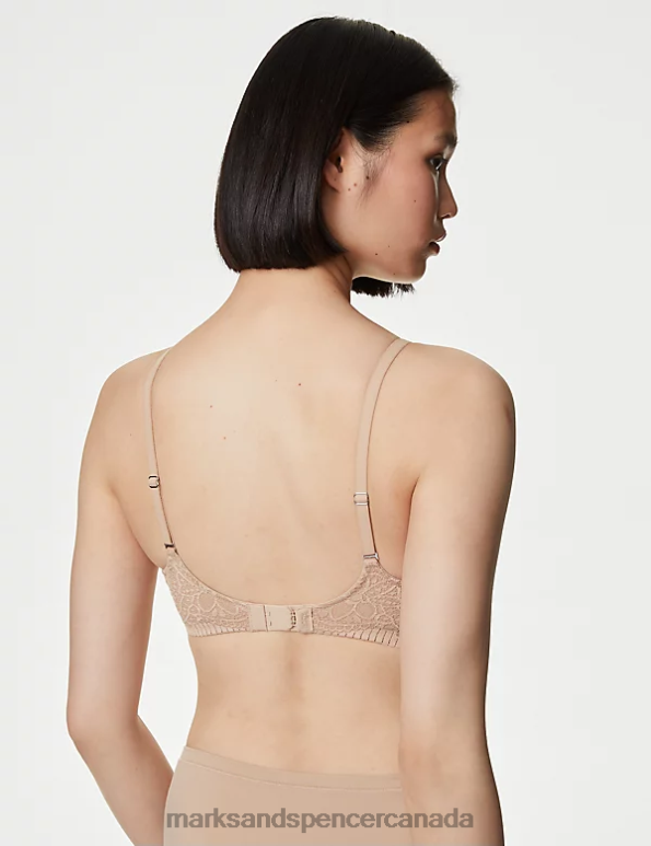 Marks and Spencer sale - Unisex Rose Quartz Clothing Marks & Spencer Body Soft Non Wired Plunge Bra 20VTD4043