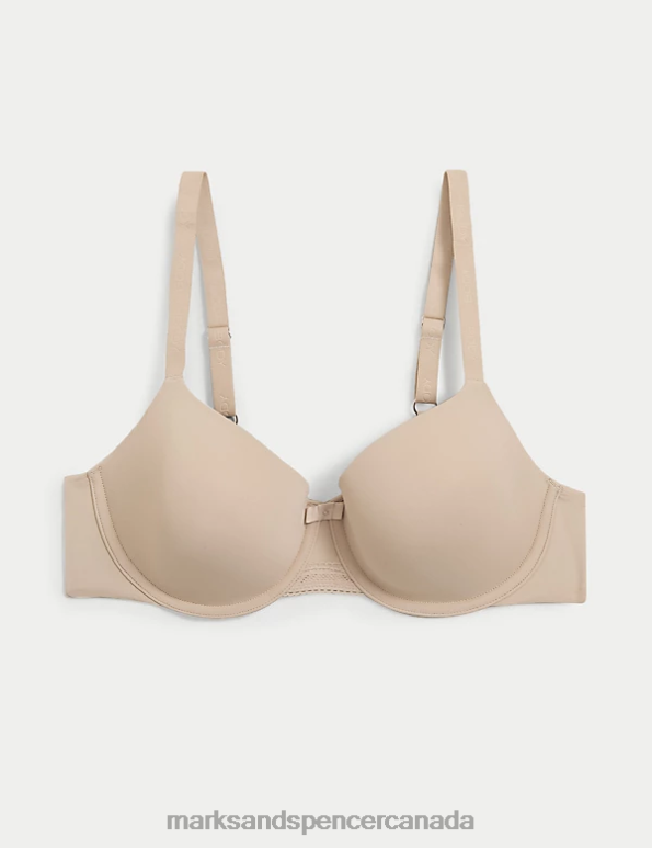 Marks and Spencer near me - Unisex Rose Quartz Clothing Marks & Spencer Flexifit Wired Full-Cup T-Shirt Bra 20VTD4056