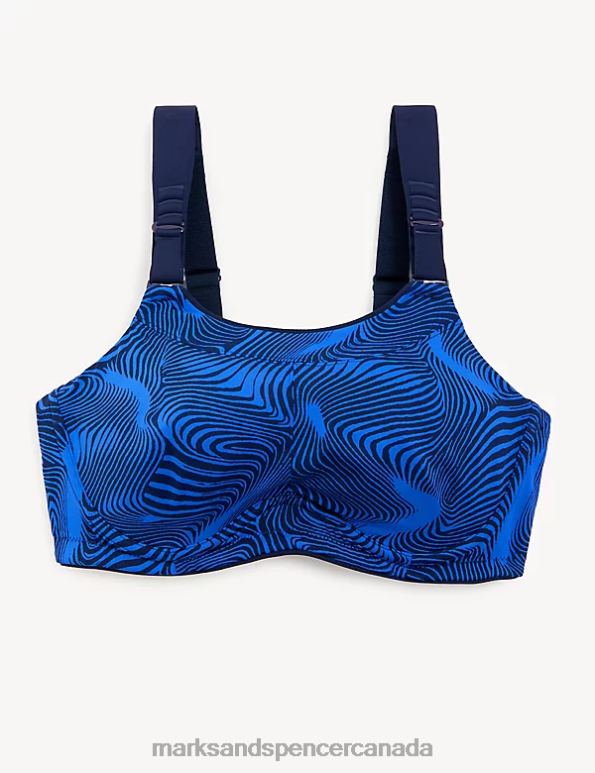 Marks and Spencer Canada - Unisex Sapphire Clothing Marks & Spencer Ultimate Support Serious Sports Bra 20VTD4666