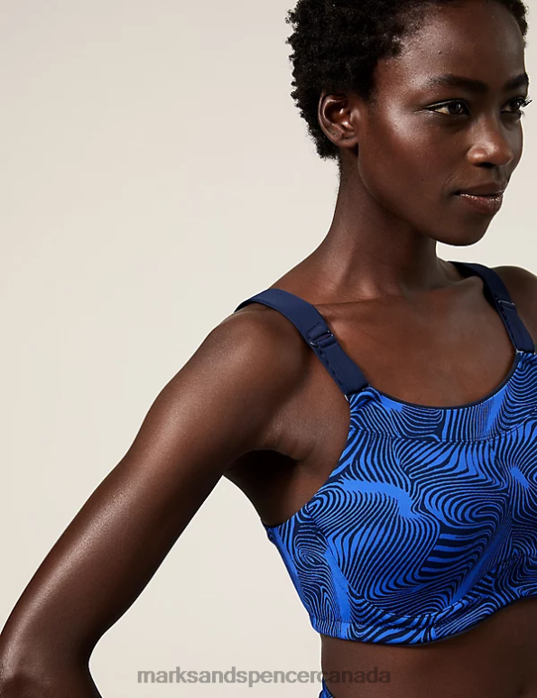 Marks and Spencer Canada - Unisex Sapphire Clothing Marks & Spencer Ultimate Support Serious Sports Bra 20VTD4666