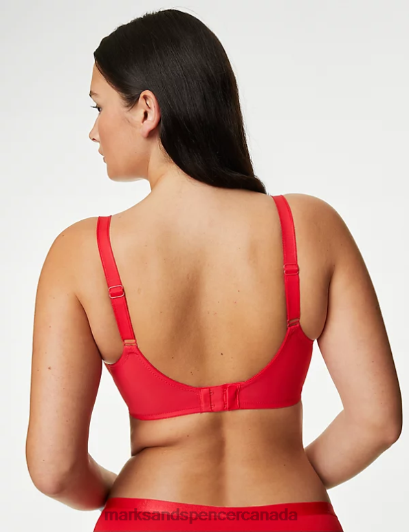 Marks and Spencer near me - Unisex Scarlet Clothing Marks & Spencer Wild Blooms Minimiser Full Cup Bra 20VTD4030