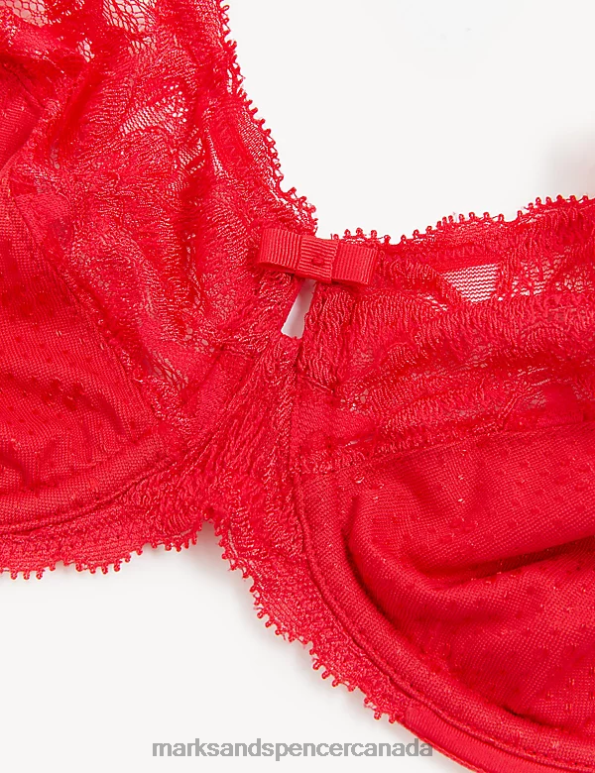 Marks and Spencer near me - Unisex Scarlet Clothing Marks & Spencer Wild Blooms Wired Full Cup Bra 20VTD111