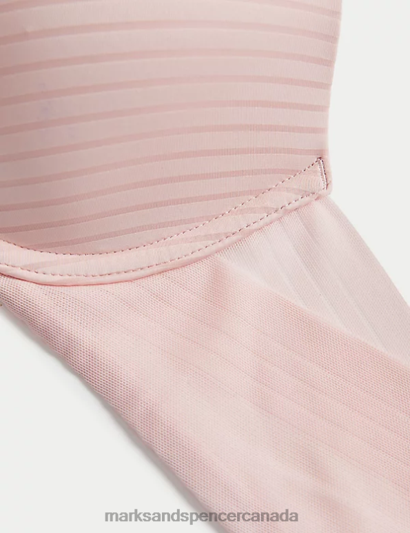 Marks and Spencer near me - Unisex Soft Pink Clothing Marks & Spencer Body Define Wired Plunge T-Shirt Bra 20VTD3920