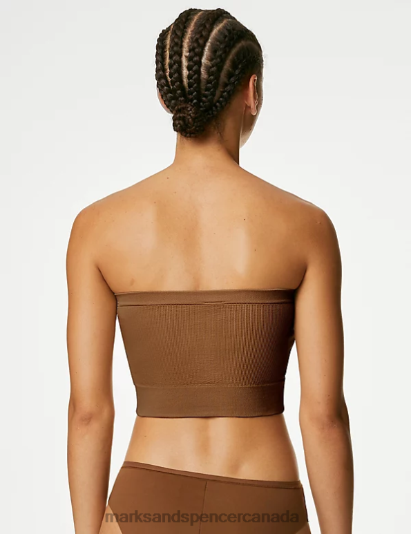 Unisex Topaz Clothing Marks & Spencer Seamless Non Wired Bandeau Bra 20VTD4258 - Marks and Spencer Canada locations