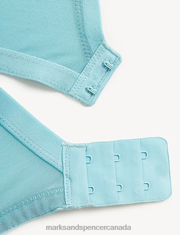Marks and Spencer Canada - Unisex Turquoise Mix Clothing Marks & Spencer 3pk Wired Full Cup Bras 20VTD4148