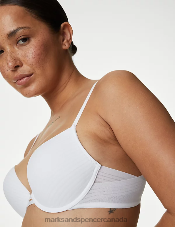 Marks and Spencer near me - Unisex White Clothing Marks & Spencer Body Define Wired Push-Up Bra 20VTD4412