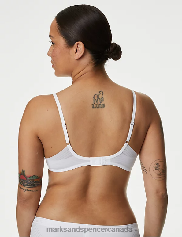 Marks and Spencer near me - Unisex White Clothing Marks & Spencer Body Define Wired Push-Up Bra 20VTD4412