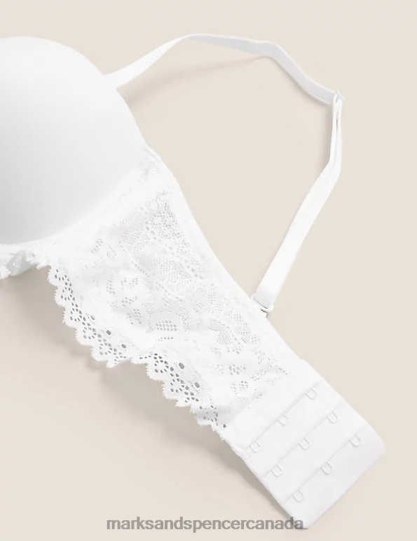 Unisex White Clothing Marks & Spencer Body Soft Padded Strapless Bra 20VTD4229 - Marks and Spencer Canada locations