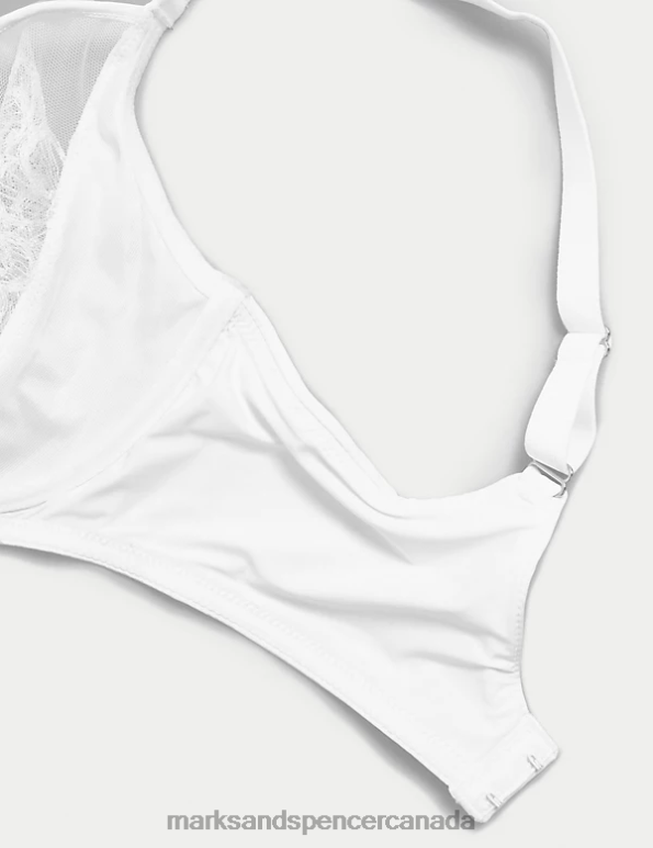 Marks and Spencer sale - Unisex White Clothing Marks & Spencer Embrace Embroidered Wired Full Cup Bra 20VTD4286