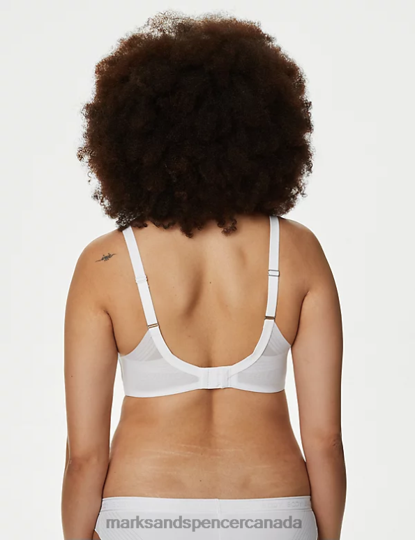 Marks and Spencer Canada - Unisex White Clothing Marks & Spencer Shape Define Non Wired Full Cup T-Shirt Bra 20VTD3762
